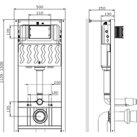 Инсталляция для унитаза AM.PM I012704 - Изображение №3 — Chaika Market