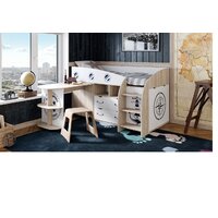 Двухъярусная кровать Трия Немо 180х80 (дуб сонома/белый) — Chaika Market