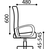 Офисное кресло Brabix Saturn ER-400 (черный/серый) - Изображение №12 — Chaika Market