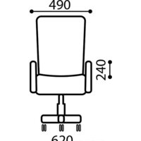 Офисное кресло Brabix Saturn ER-400 (черный/серый) - Изображение №11 — Chaika Market