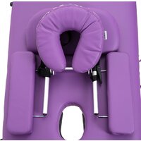 Массажный стол Atlas Sport складной 2-с 60 см деревянный (фиолетовый) - Изображение №4 — Chaika Market
