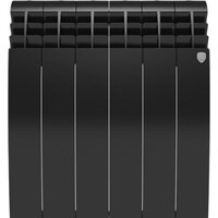 Алюминиевый радиатор Royal Thermo Biliner Alum 500 Noir Sable (6 секций) - Изображение №2 — Chaika Market