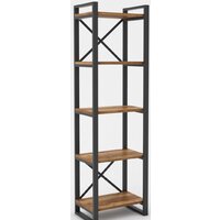 Стеллаж Hype Mebel Стандарт 80x200 (черный/дуб галифакс олово) — Chaika Market