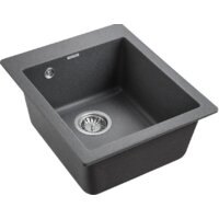 Кухонная мойка Paulmark Kante 40 PM104249-DG (темно-серый/графит) - Изображение №2 — Chaika Market