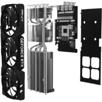 Видеокарта PNY GeForce RTX 4070 Ti 12GB Verto Triple Fan VCG4070T12TFXPB1 - Изображение №3 — Chaika Market