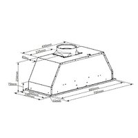 Кухонная вытяжка MAUNFELD Crosby Light 70 (нержавеющая сталь) - Изображение №2 — Chaika Market