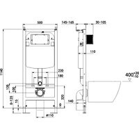 Инсталляция для унитаза Oliveeka M-6601A - Изображение №2 — Chaika Market